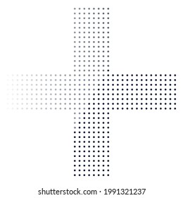 Cross (plus sign, symbol) for healthcare or generic logo usage