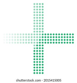 Cross (plus sign, symbol) for healthcare or generic logo usage