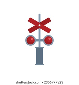 Geländequerschnitt-Symbol, flacher Vektor. Straßenverkehrssicherheit. Gate Traffic einzeln
