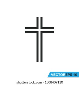 cross religious icon vector  design illustration