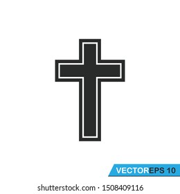 cross religious icon vector  design illustration