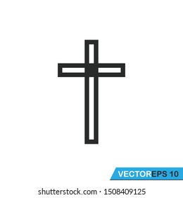 cross religious icon vector  design illustration
