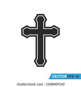cross religious icon vector  design illustration