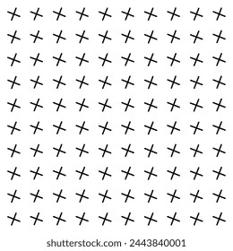 Cross seamless pattern vector design on a white background