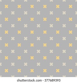 Cross Seamless pattern, vector illustration