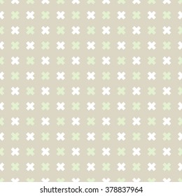 Cross Seamless pattern, vector illustration