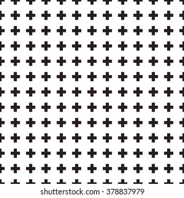 Cross Seamless pattern, vector illustration
