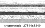 Cross section of layered earth showing soil grass water and rock strata layers