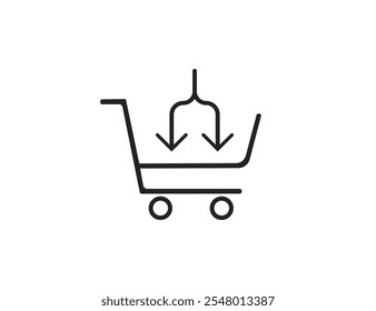 Cross sell icon. Vector illustration.
