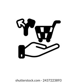 Cross Selling icon in vector. Logotype
