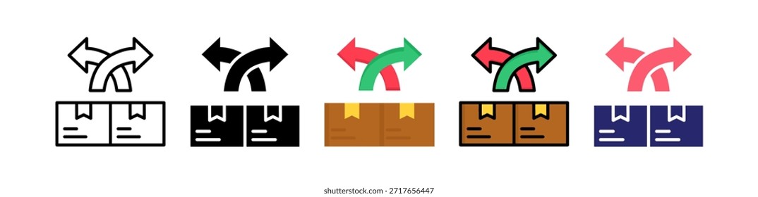 Cross Selling Multiple Style Icon Set Collection..