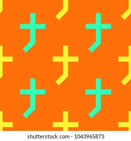 Cross shade seamless pattern. Strict line geometric pattern for your design.