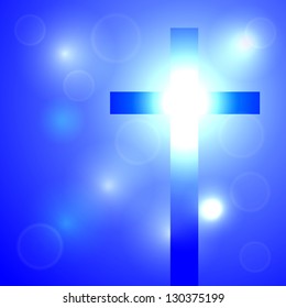 Cross shines a beautiful light