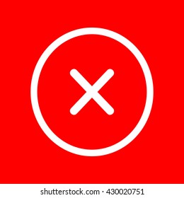 Cross sign illustration