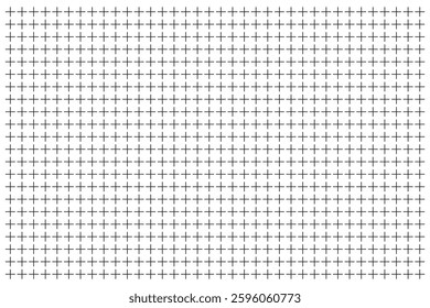 Cross sign pattern with Variety Design. Cross and plus design for pattern and background. seamless pattern with plus sign. symbol decoration illustration. Geometric plus grid pattern. EPS 10