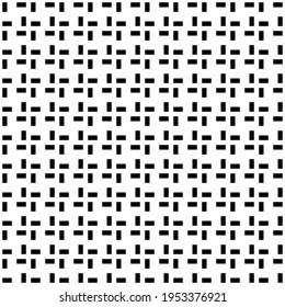 Cross square seamless pattern.  Abstract hipster background. Monochrome geometric print. Trendy black and white texture. Modern simple graphic design.