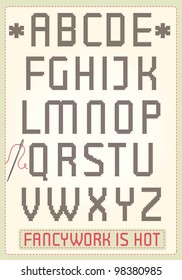 Cross Stitch Alphabet