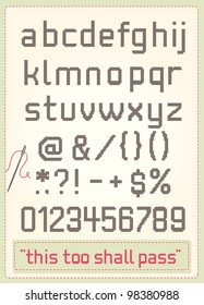 Cross Stitch Alphabet