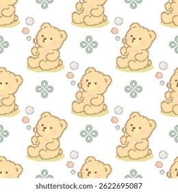 Cross Stitch Bear papel de parede e fundo. Download de arquivo digital de design de ilustração vetorial para impressão, impressão, cartão, têxtil, textura, pano de fundo, fraldas e muitos projetos.