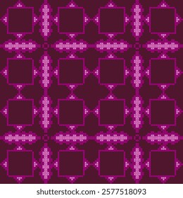 cross stitch embroidery needle work abstract artwork seamless geometric pattern printed background fabric wallpaper hand drawn line

