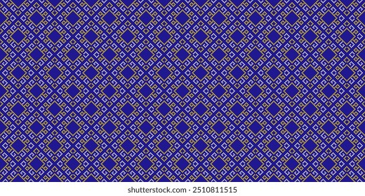 Cross Stitch. Ethnic patterns seamless. Design for Clothing, fabric, batik, Knitwear, Embroidery, Ikkat, Geometric Pixel pattern. Traditional Design seamless background for print on fabric. Vector art