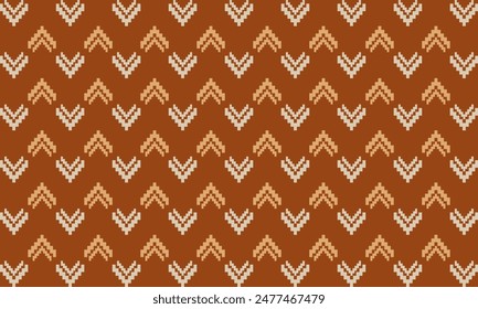 Cross stitch fabric pattern, traditional ethnic pattern, abstract background, Aztec, African, indigenous tribes, seamless pattern for printed fabrics, rugs, curtains and sarongs.