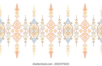 Cross Stitch. Geometric ethnic patterns. Design for Saree, Patola, Sari, Dupatta, Vyshyvanka, rushnyk, dupatta, Clothing, fabric, batik, Knitwear, Embroidery, Ikkat, Pixel pattern. Traditional Design.
