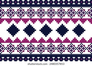 Cross Stitch geometric ethnic patterns and can create every product.