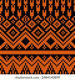 Cross Stitch. Geometric ethnic patterns. Design for Saree, Patola, Sari, Dupatta, Vyshyvanka, rushnyk, dupatta, Clothing, fabric, batik, Knitwear, Embroidery, Ikkat, Pixel pattern. 