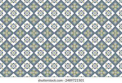 Kreuzstich. Geometrische ethnische Muster. Design für Saree, Patola, Sari, Dupatta, Vyshyvanka, rushnyk, dupatta, Bekleidung, Stoff, Batik, Strickwaren, Stickerei, Ikkat, Pixel-Muster. Traditionelles Design.