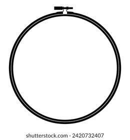 cross stitch hoop graphic icon