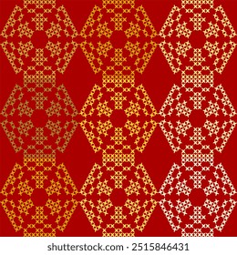 ponto de cruz ikat étnico sem costura padrão costura artesanato design de moda abstrata arte papel de parede retro mão desenhada geométrica forma bordado modelo decoração impressão gráfico 


