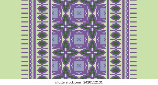 Cross Stitch pattern embroidery decorative fabric background design, decoration, vintage, traditional, cross, textile, ornament, ethnic, texture, vector, retro, art, abstract, stitch, element