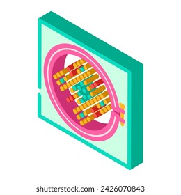 cross stitch pattern embroidery hobby isometric icon vector. cross stitch pattern embroidery hobby sign. isolated symbol illustration