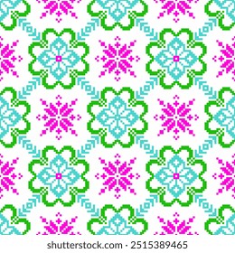 Cross Stitch Patterns - Padrões de costura facilmente codificados em formato vetorial - Download instantâneo 
Padrões de arte geométricos de design Padrões florais para tapeçarias, capas, roupas, decorações, cortinas,
