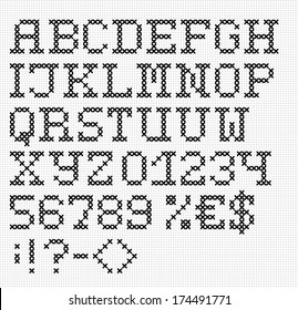 Free Cross Stitch Alphabet Chart Generator