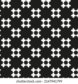 Cross stitch vector background. Cross stitch tiles color white flat style