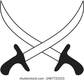  a cross sword silhouette vector art arabic sword logo sword icon