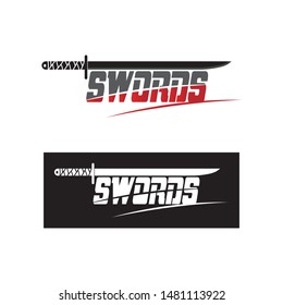 Cross swords icon flat. Simple vector symbol and bonus icon
