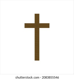 Cross symbol. Christian cross icon set. Vector illustration.