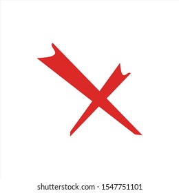 cross symbols icon logo vector