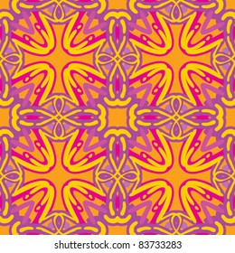 Cross symbols inside a seamless background pattern
