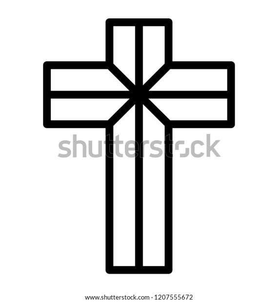 Cross Tattoo Symbolising Christianity Stock Vector (Royalty Free ...