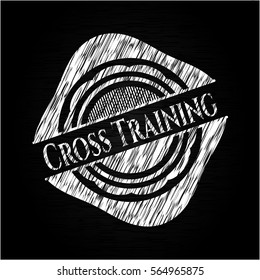 Cross Training on chalkboard