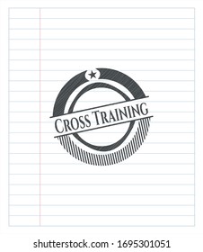 Laufen Sie den Bleistift ins Training. Vektorillustration Illustration. Detaillierte Angaben.