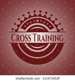 Cross Training red emblem. Vintage.