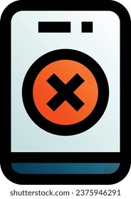 icono de diseño de vector cruzado para descarga. Eps