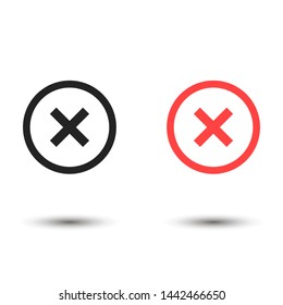 cross vector eps 10 icon , Lorem ipsum flat design