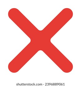 Cross Vector Flat Icon For Personal And Commercial Use.
