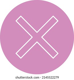 Cross vector icon. Can be used for printing, mobile and web applications.